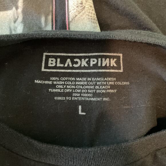 Blackpink Pink Venom Womens Tee Shirt Pure Cotton Black Large - Picture 7 of 10